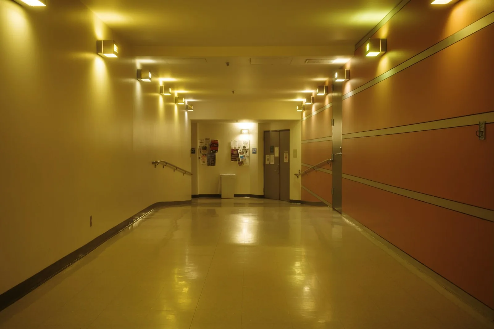 A bright healthcare building interior